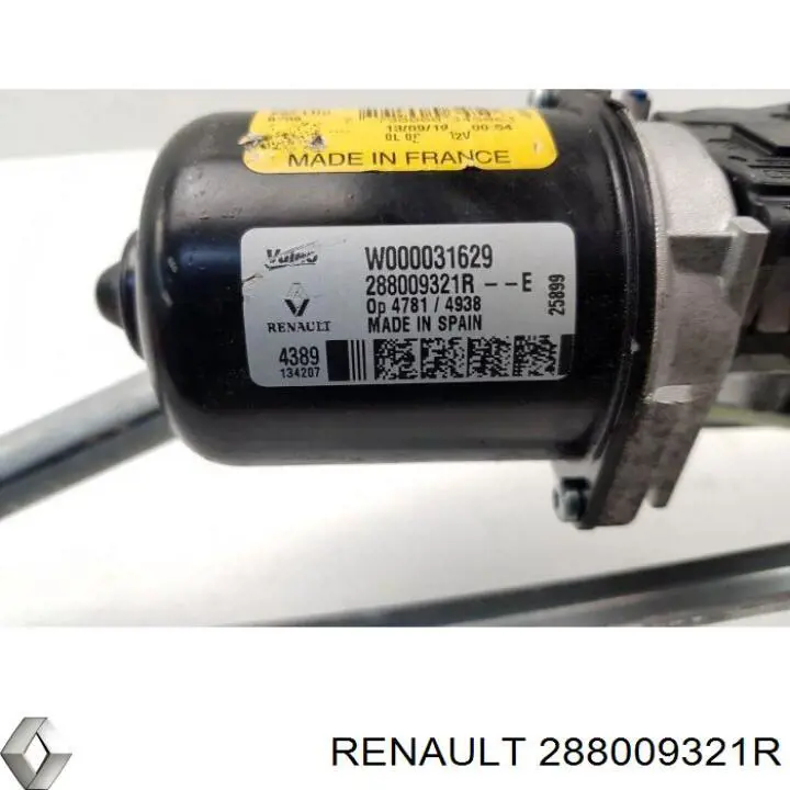 Мотор двірника Renault (RVI) 288009321R ціна, від 42.28 USD