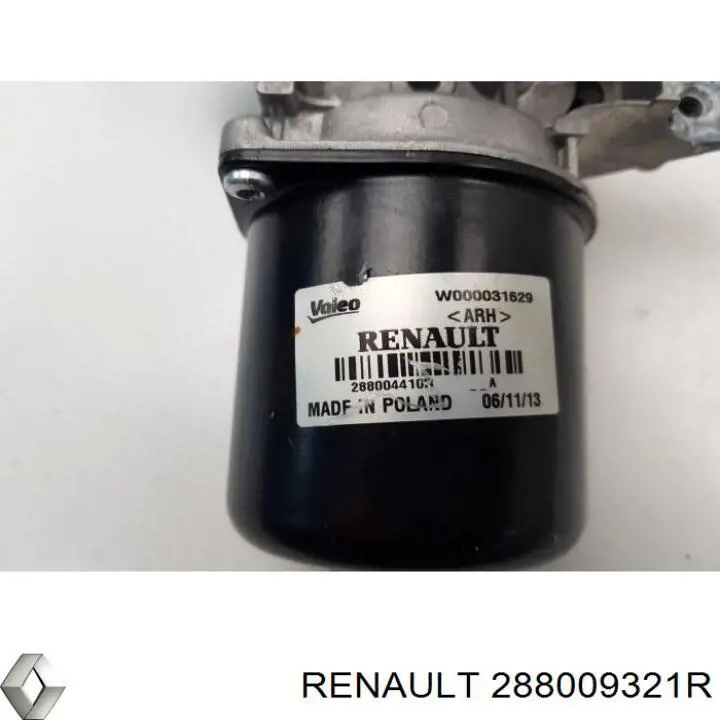 Мотор склоочисника скла (трапеції) Renault (RVI) 288009321R