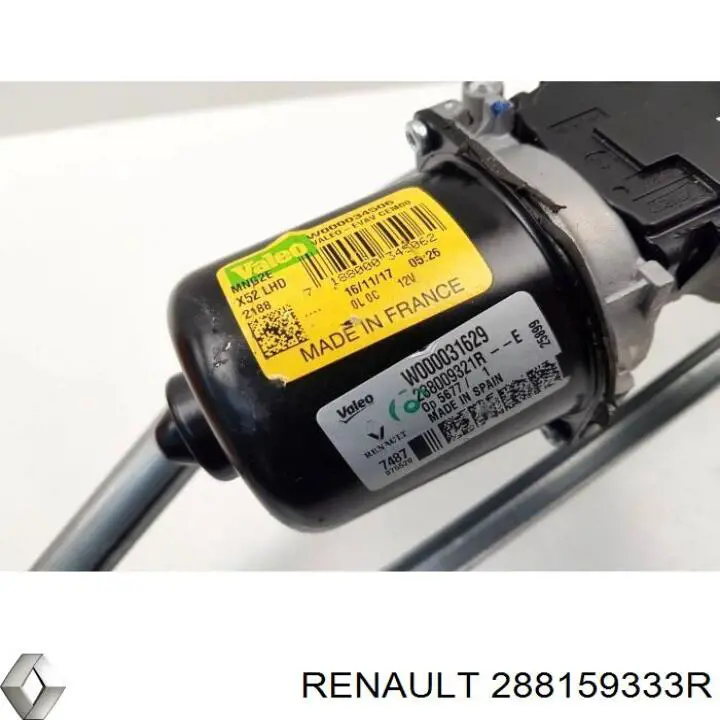 Мотор двірника Renault (RVI) 288159333R ціна, від 43.47 USD