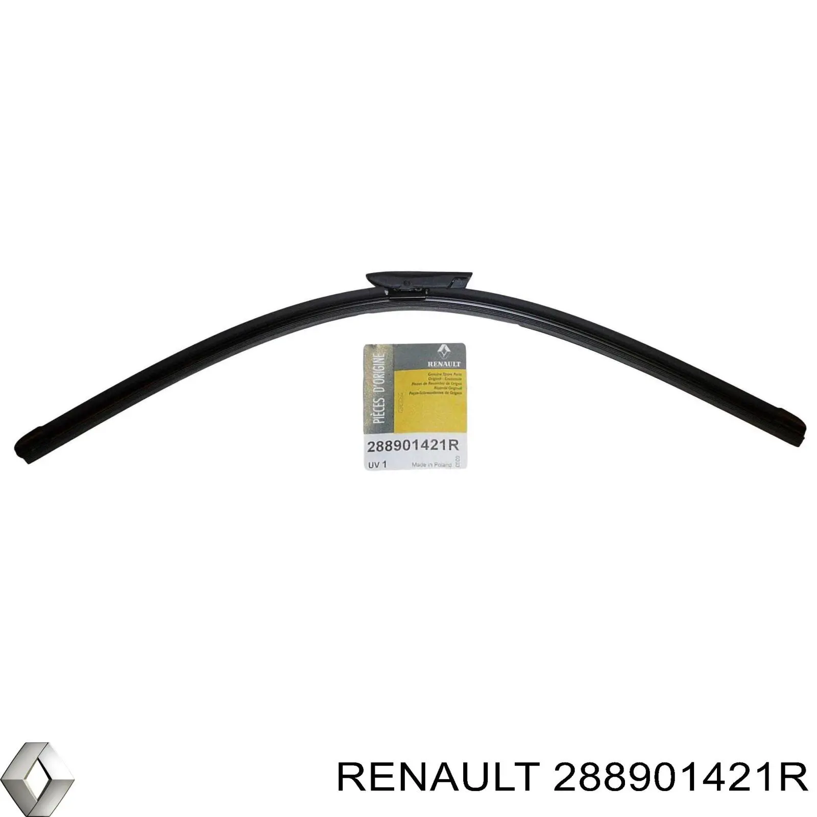 Щітка-двірник лобового скла, комплект з 2-х шт. Renault (RVI) 288901421R ціна, від 29.23 USD