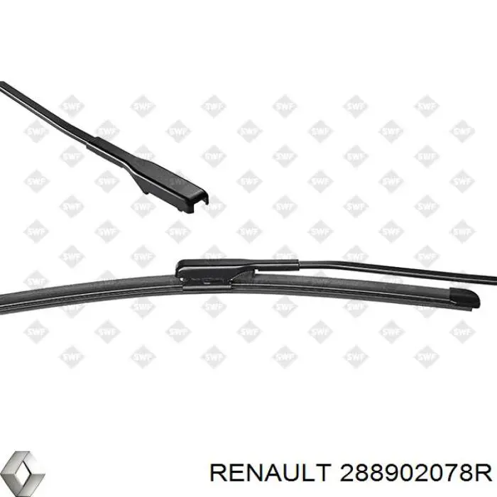 288902078R Renault (RVI) щітка-двірник лобового скла, комплект з 2-х шт.