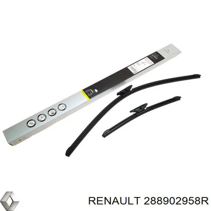 Щітка-двірник лобового скла, комплект з 2-х шт. Renault (RVI) 288902958R ціна, від 26.64 USD