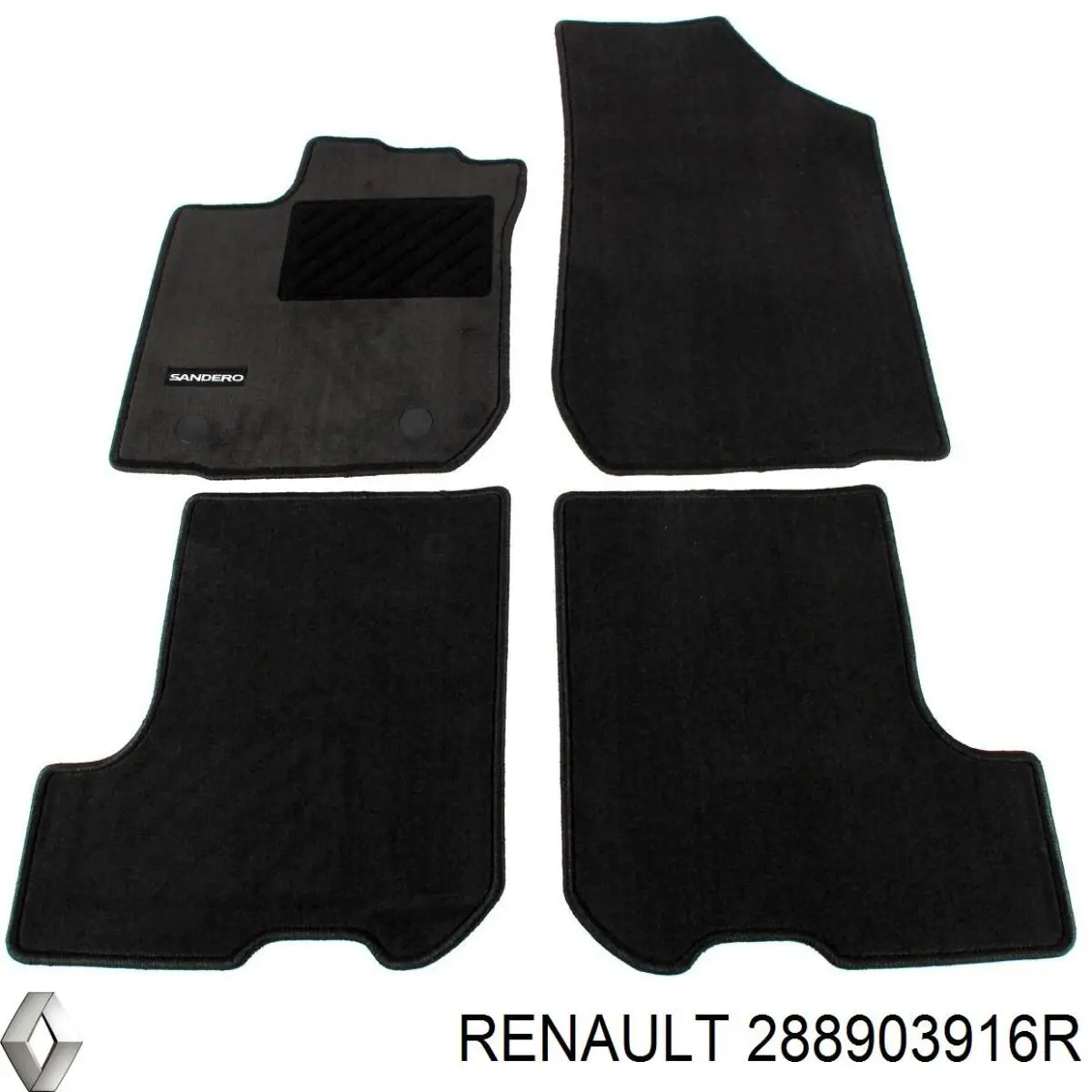 Щітка-двірник лобового скла, комплект з 2-х шт. Renault (RVI) 288903916R ціна, від 22.24 USD