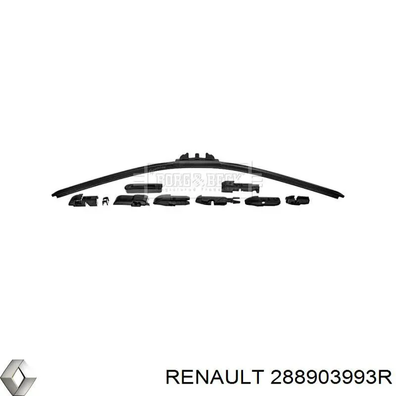 288903993R Renault (RVI) Щітка двірника ліва