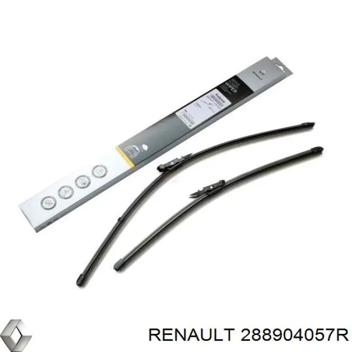 Щітка-двірник лобового скла, комплект з 2-х шт. Renault (RVI) 288904057R ціна, від 30.22 USD