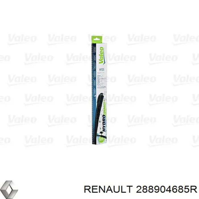 Щітка-двірник лобового скла, комплект з 2-х шт. Renault (RVI) 288904685R ціна, від 28.60 USD