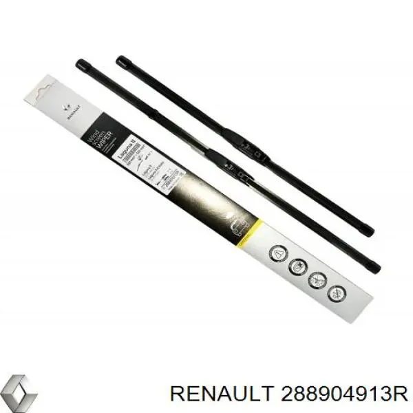 Щітка-двірник лобового скла, комплект з 2-х шт. Renault (RVI) 288904913R ціна, від 22.47 USD