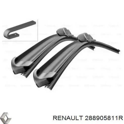 288905811R Renault (RVI) щітка-двірник лобового скла, пасажирська