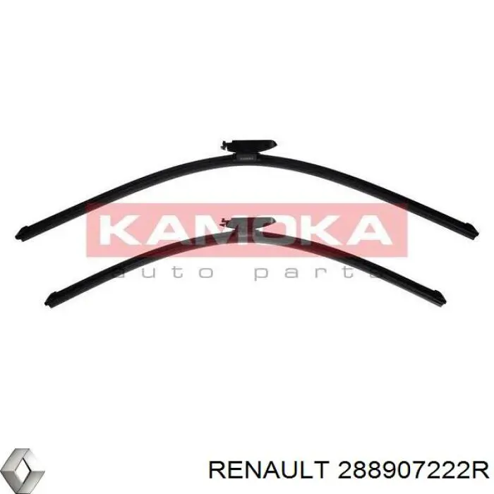 Щітка-двірник лобового скла, комплект з 2-х шт. 288907222R Renault (RVI)