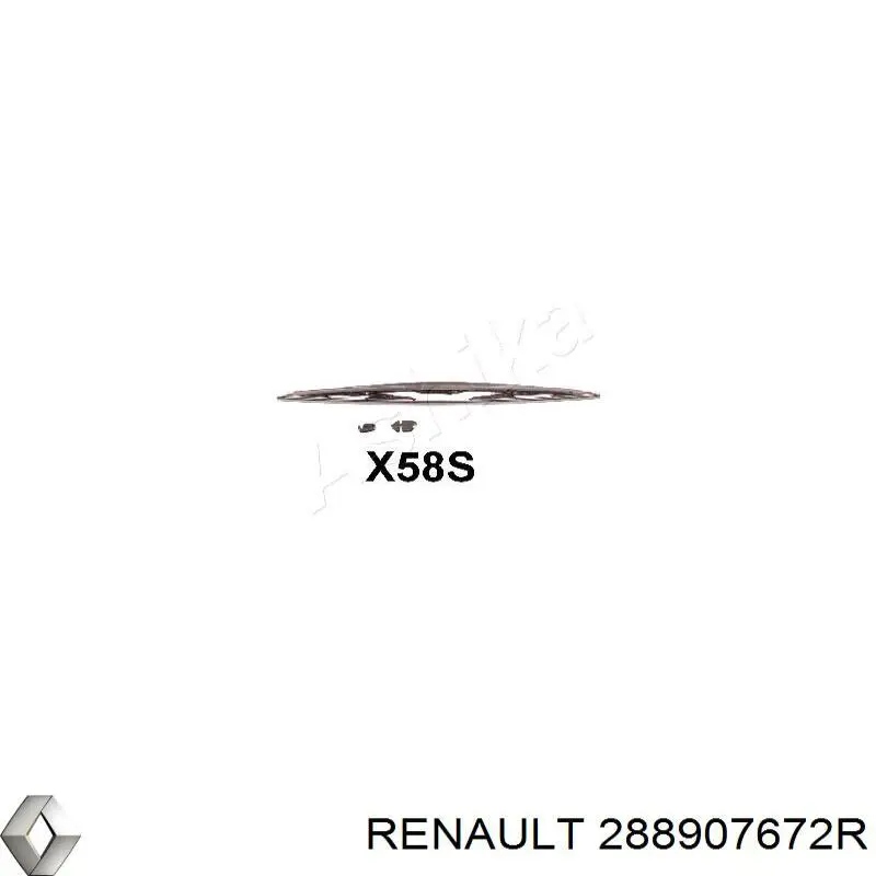 288907672R Renault (RVI) Щітка двірника ліва