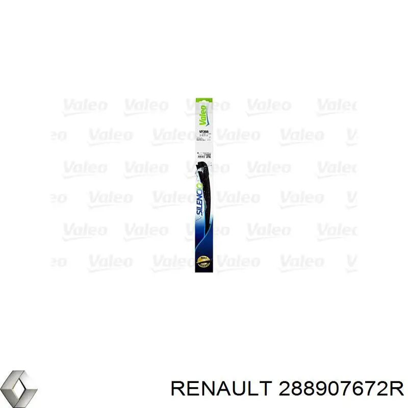 Щітка-двірник лобового скла, водійська Renault (RVI) 288907672R ціна, від 9.57 USD