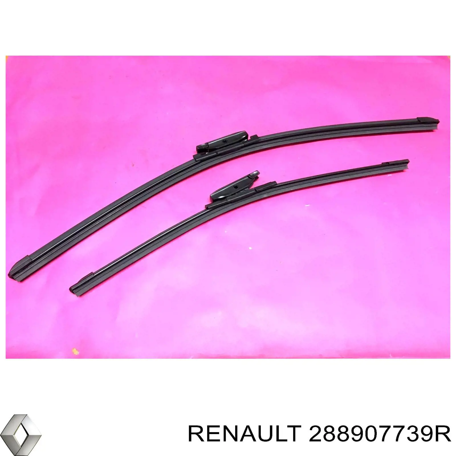 Щітка-двірник лобового скла, пасажирська Renault (RVI) 288907739R ціна, від 7.34 USD