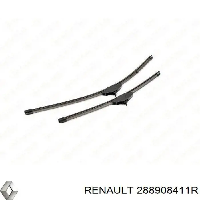Щітка-двірник лобового скла, комплект з 2-х шт. Renault (RVI) 288908411R ціна, від 20.97 USD