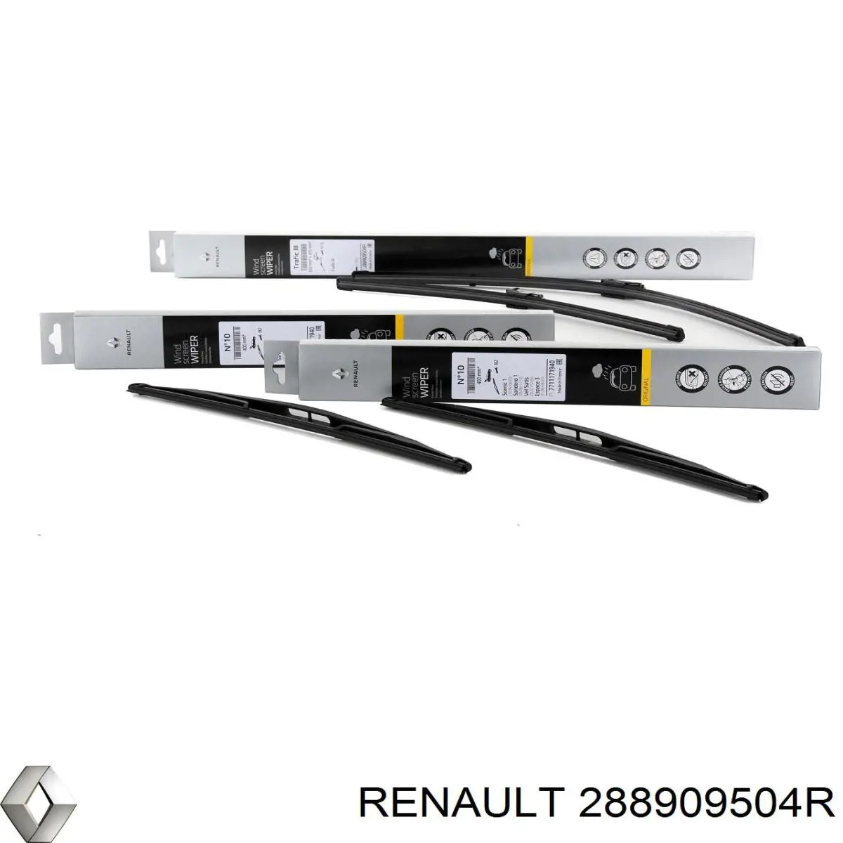 Купити 288909504R Renault (RVI) Безконтактні двірники