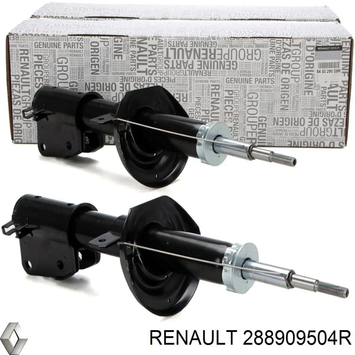 Щітки склоочисника 288909504R Renault (RVI)