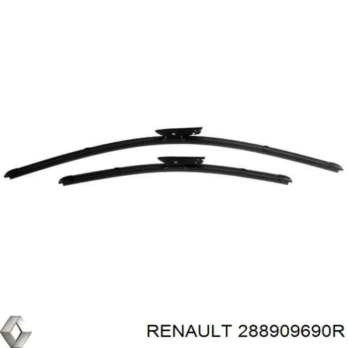 Щітка-двірник лобового скла, пасажирська Renault (RVI) 288909690R ціна, від 11.75 USD