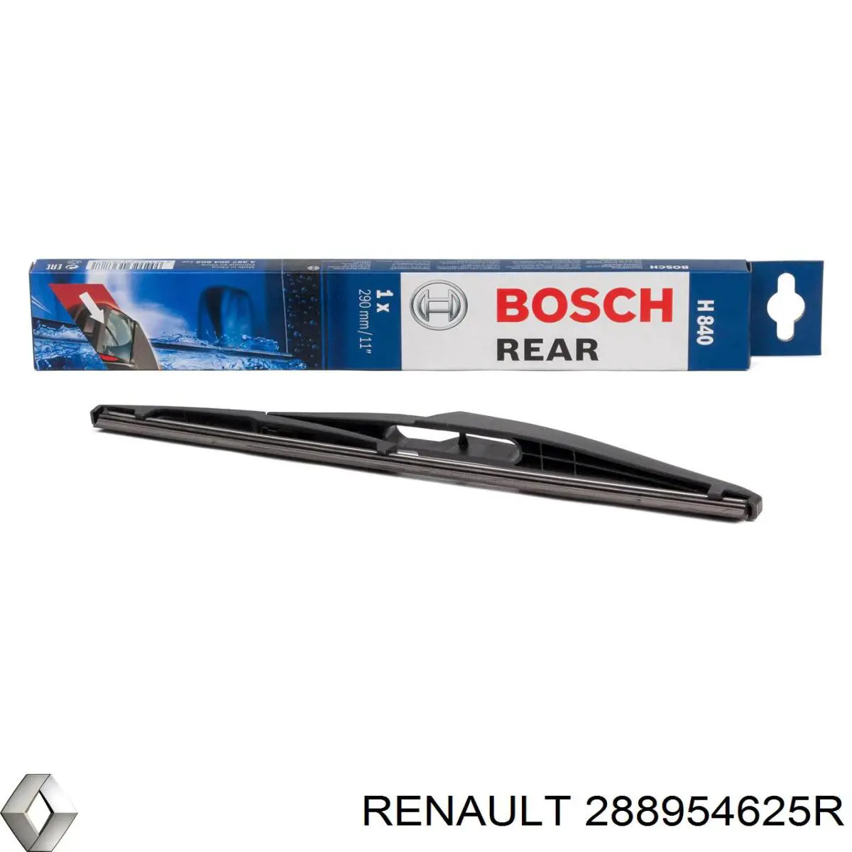 Щітка-двірник лобового скла, комплект з 2-х шт. Renault (RVI) 288954625R ціна, від 18.08 USD