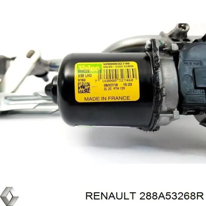 Купити 288A53268R Renault (RVI) Мотор трапеції склоочисника