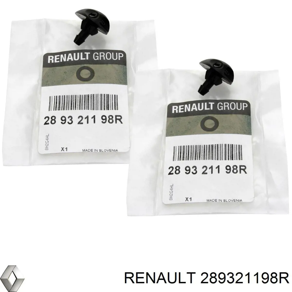 Купити 289321198R Renault (RVI) Форсунка омивача