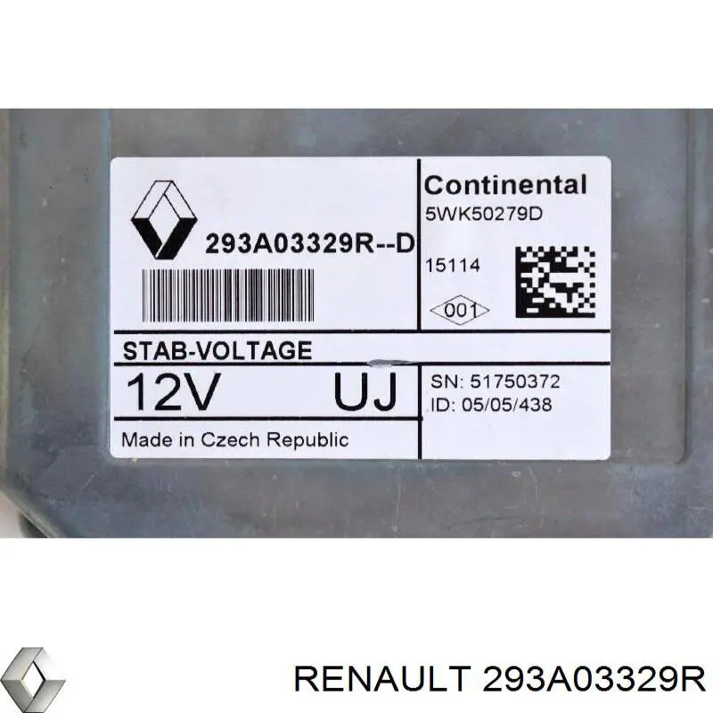 Батарея акумуляторна Renault (RVI) 293A03329R ціна, від 13.94 USD
