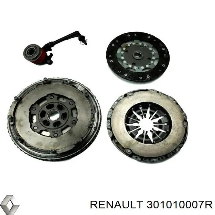 Комплект зчеплення (3 частини) 301010007R Renault (RVI)