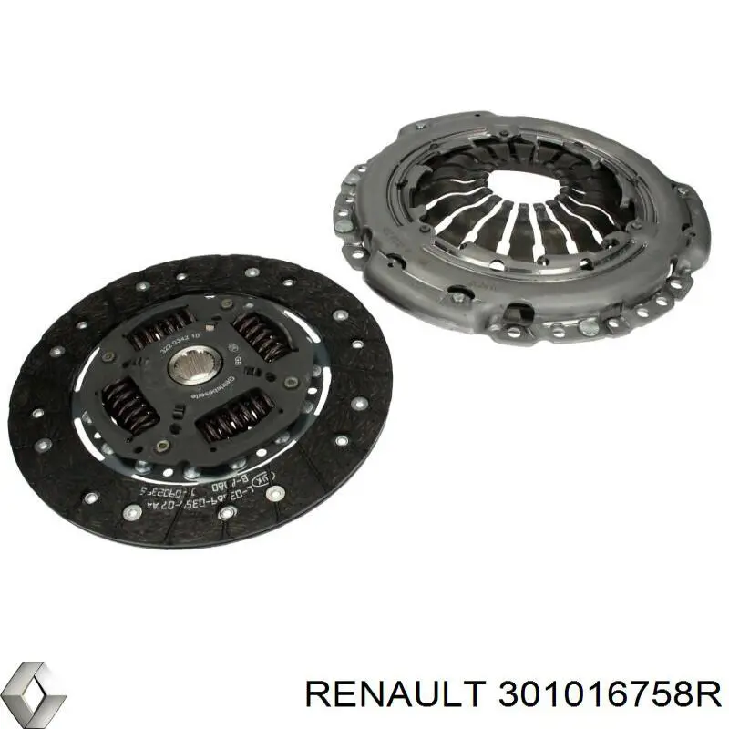 301016758R Renault (RVI) диск зчеплення