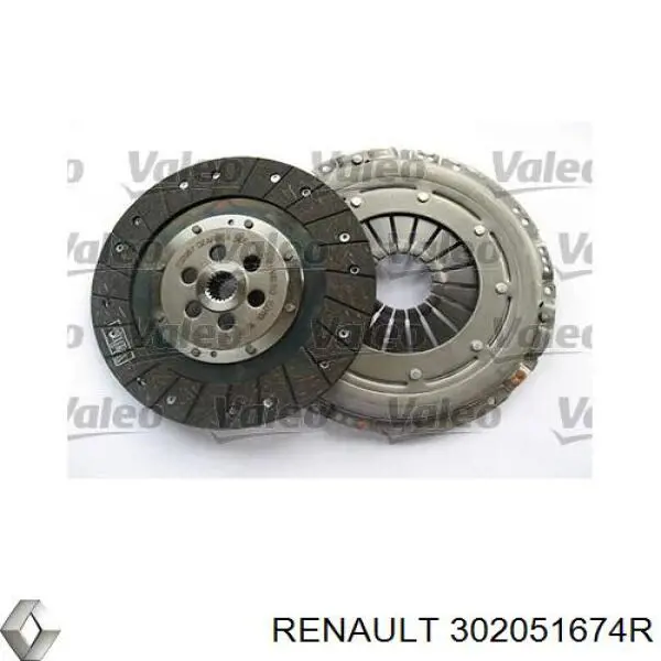 302051674R Renault (RVI) Зчеплення в зборі