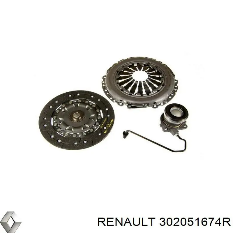 Купити 302051674R Renault (RVI) Комплект зчеплення (диск, корзина, підшипник)
