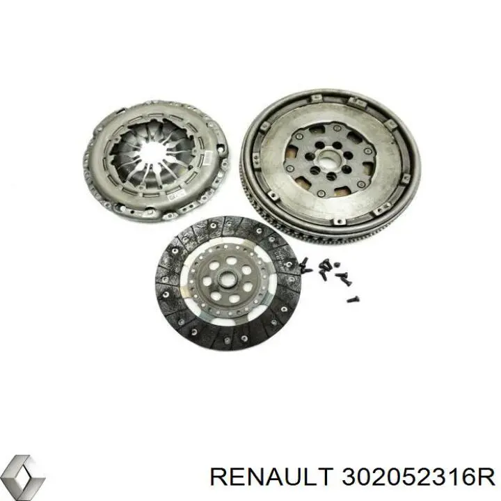 Купити 302052316R Renault (RVI) Комплект зчеплення (диск, корзина, підшипник)