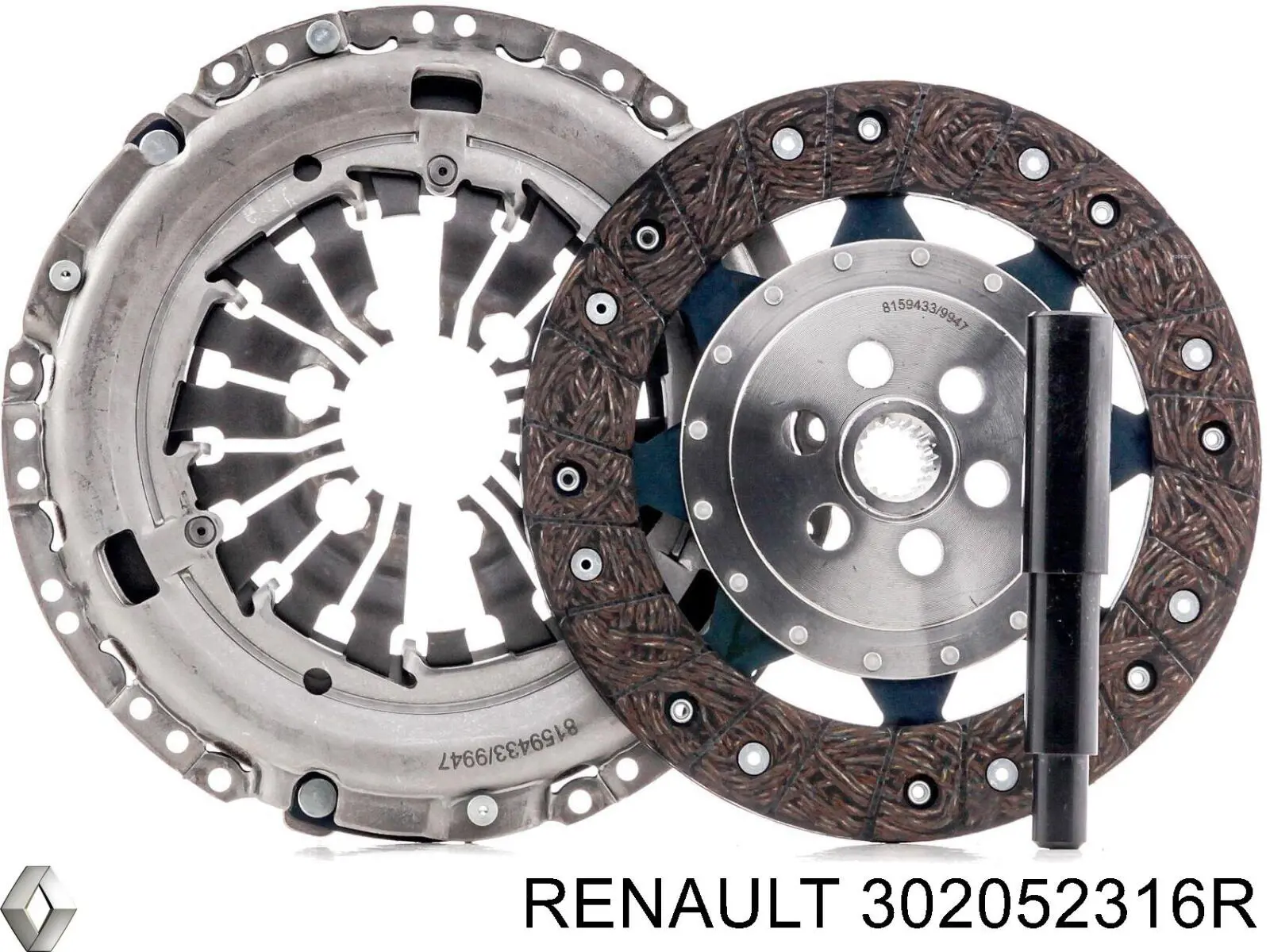 Комплект зчеплення (3 частини) Renault (RVI) 302052316R ціна, від 85.66 USD