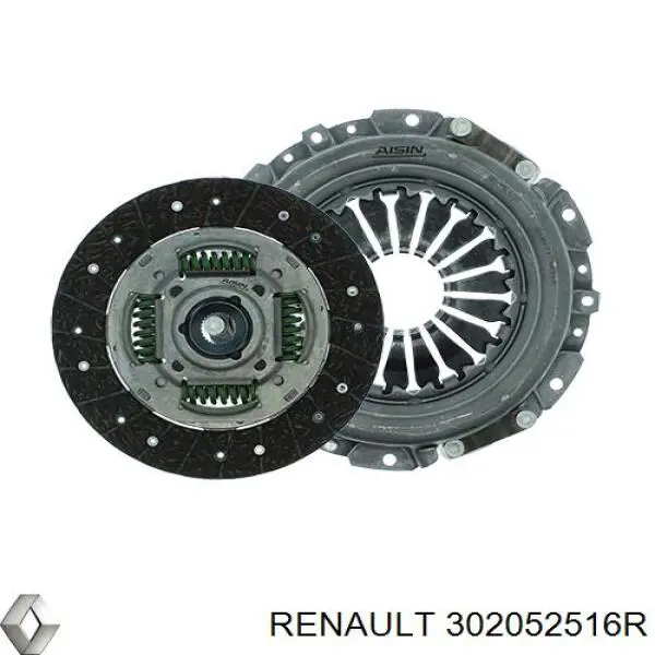 302052516R Renault (RVI) комплект зчеплення (3 частини)
