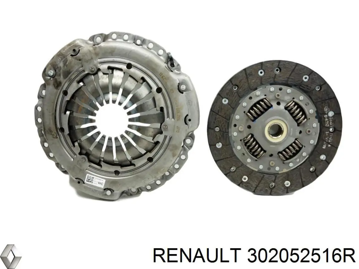Комплект зчеплення (3 частини) Renault (RVI) 302052516R ціна, від 105.22 USD