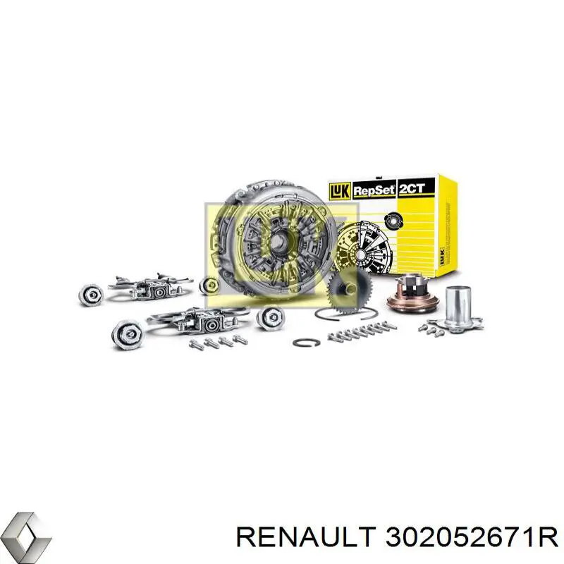 302052671R Renault (RVI) Зчеплення в зборі