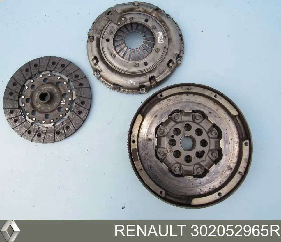 Комплект зчеплення (3 частини) Renault (RVI) 302052965R ціна, від 195.16 USD