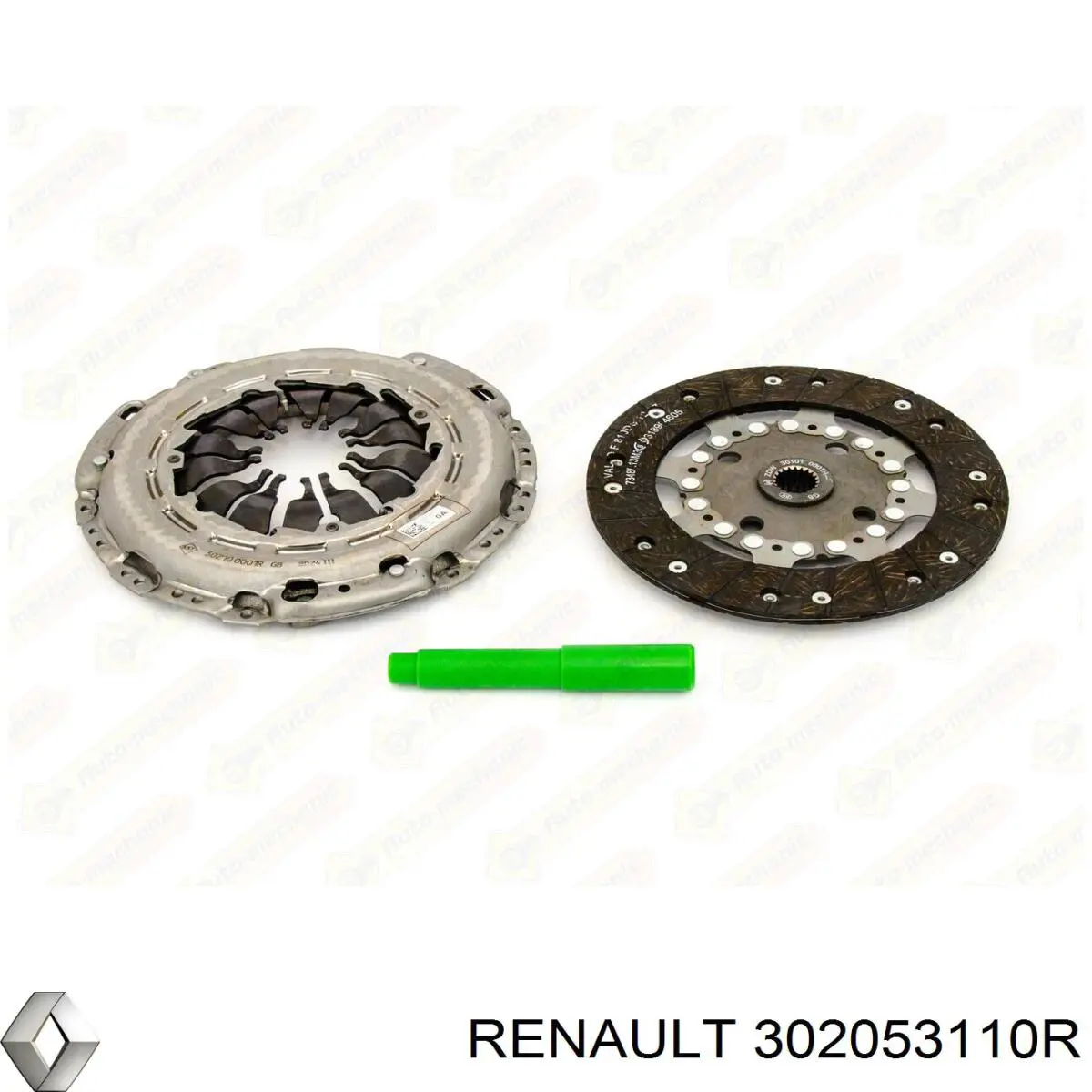 302053110R Renault (RVI) комплект зчеплення (3 частини)
