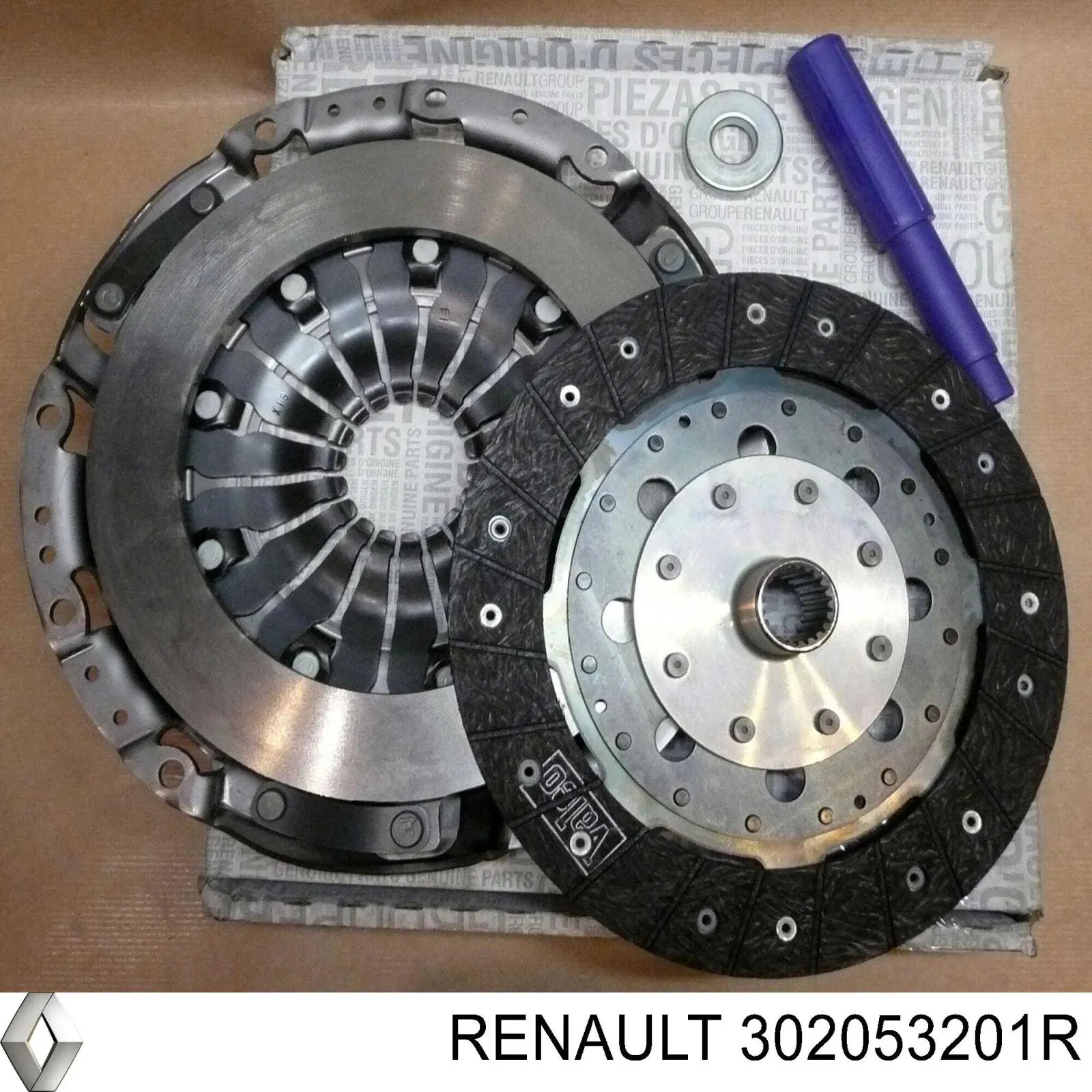302053201R Renault (RVI) комплект зчеплення (3 частини)