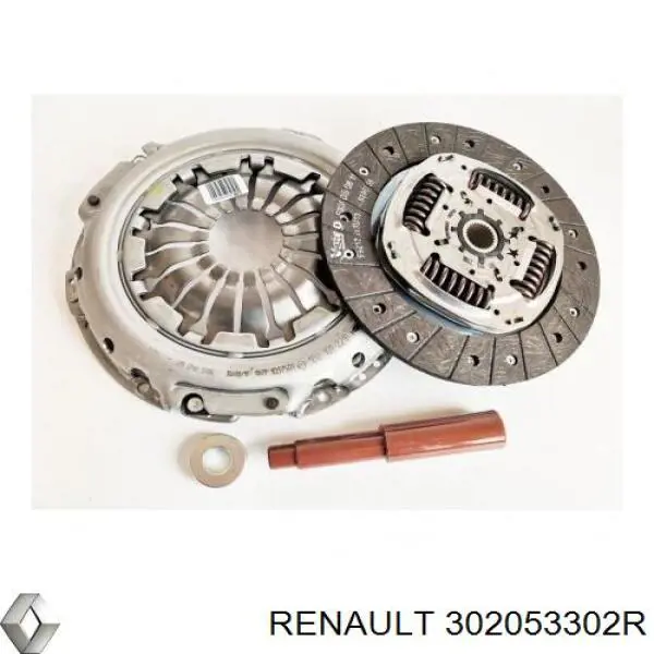 Комплект зчеплення (3 частини) Renault (RVI) 302053302R ціна, від 182.04 USD