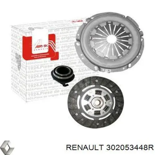 Комплект зчеплення (3 частини) 302053448R Renault (RVI)