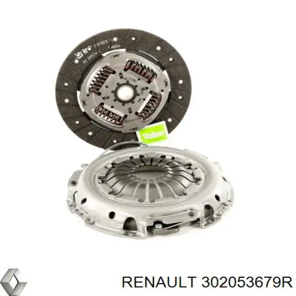302053679R Renault (RVI) комплект зчеплення (3 частини)