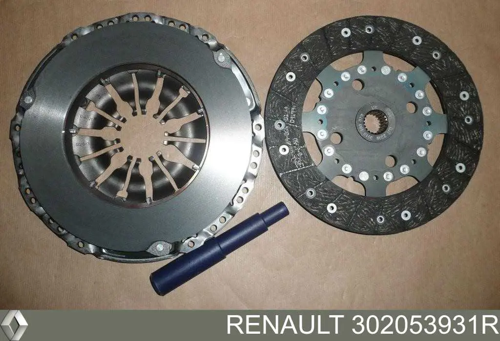 Комплект зчеплення (3 частини) Renault (RVI) 302053931R ціна, від 184.46 USD
