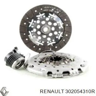 Комплект зчеплення (3 частини) Renault (RVI) 302054310R ціна, від 260.64 USD