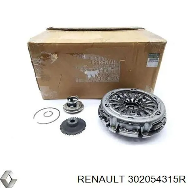 Комплект зчеплення (3 частини) Renault (RVI) 302054315R ціна, від 1008.23 USD