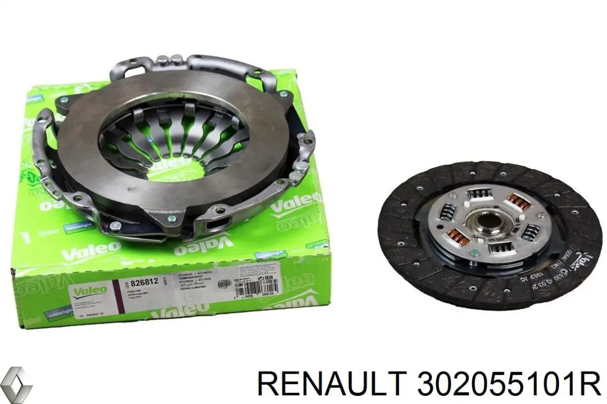 Комплект зчеплення (3 частини) Renault (RVI) 302055101R ціна, від 64.57 USD