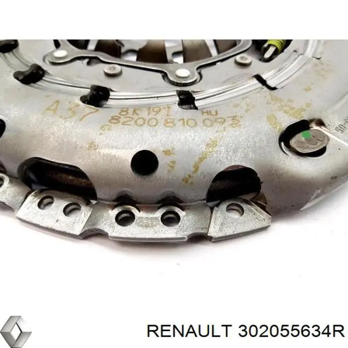 Комплект зчеплення (3 частини) Renault (RVI) 302055634R ціна, від 140.85 USD
