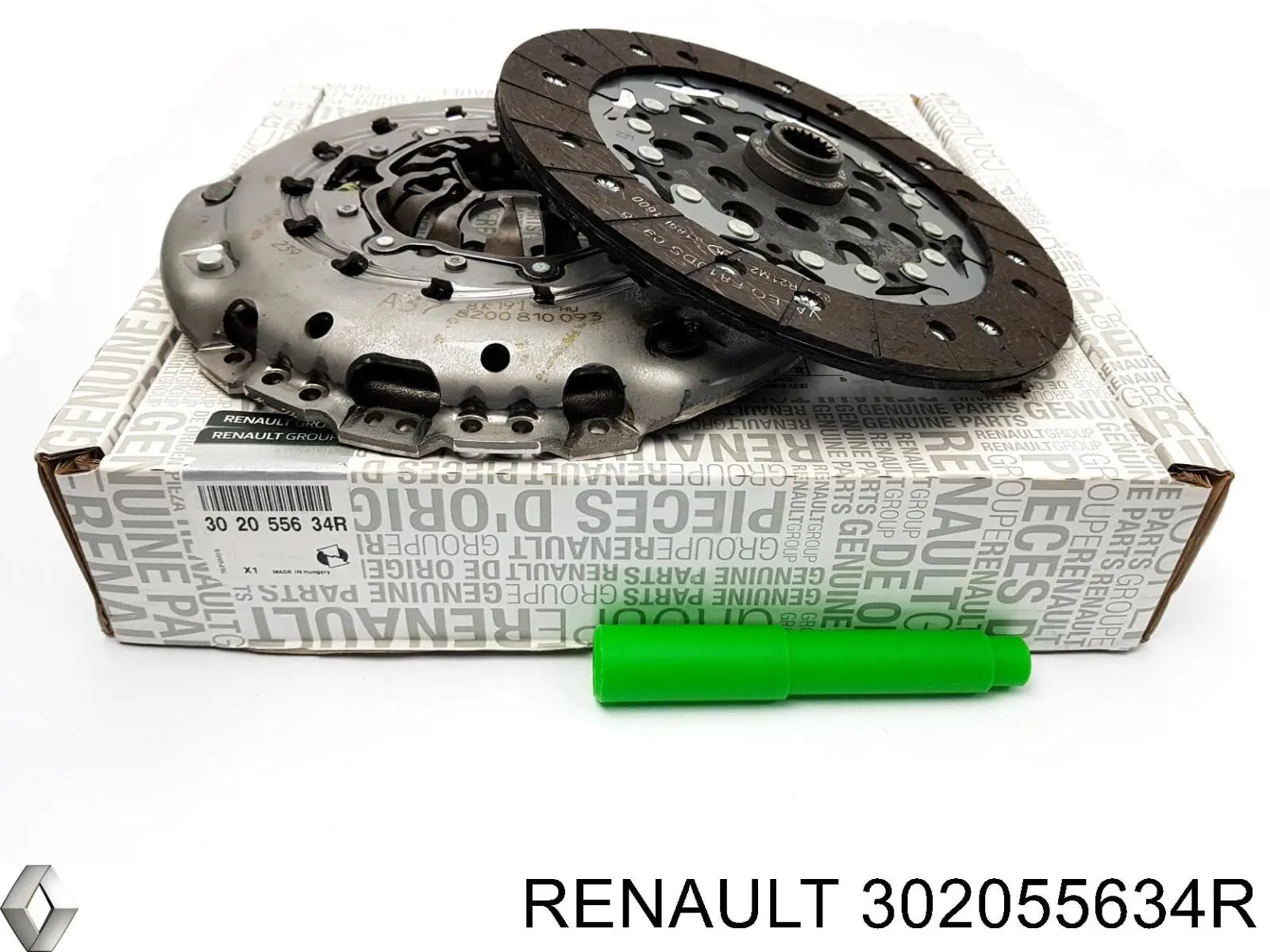 Купити 302055634R Renault (RVI) Комплект зчеплення (диск, корзина, підшипник)