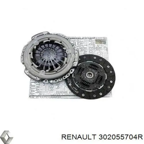 Комплект зчеплення (3 частини) Renault (RVI) 302055704R ціна, від 142.01 USD