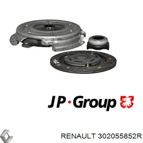 Купити 302055852R Renault (RVI) Комплект зчеплення (диск, корзина, підшипник)