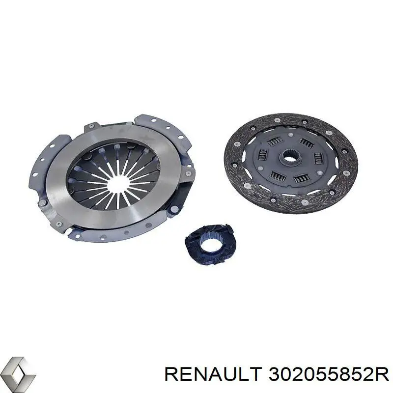 302055852R Renault (RVI) комплект зчеплення (3 частини)