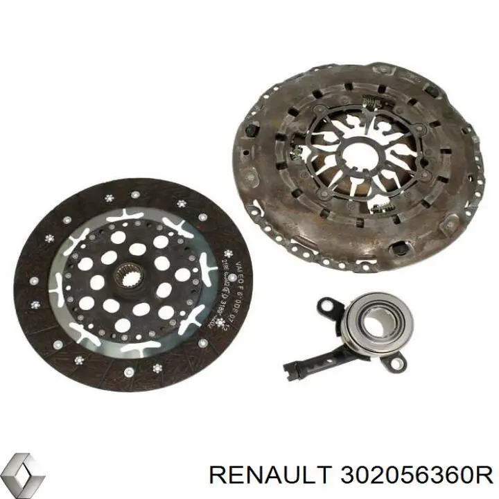 Купити 302056360R Renault (RVI) Комплект зчеплення (диск, корзина, підшипник)