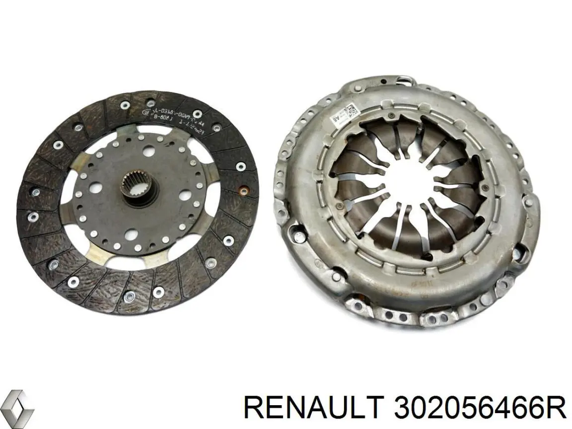 302056466R Renault (RVI) комплект зчеплення (3 частини)